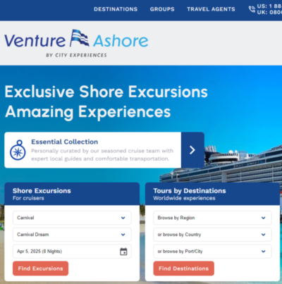 Cruising Excursions (Venture Ashore)